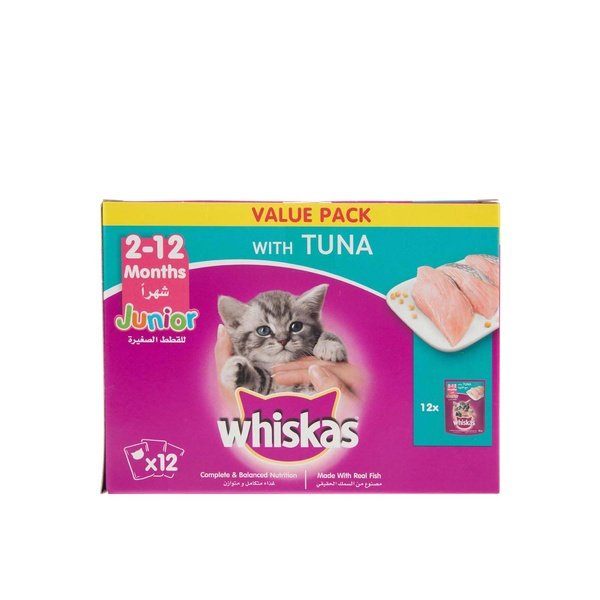 Whiskas Kitten Tuna Wet Cat Food 12 x 80g