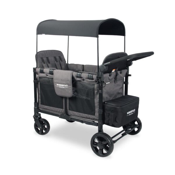 Wonderfold W4 Elite Quad Pram Wagon Charcoal Grey - Special Order